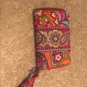 Vera Bradley wallet with wristband